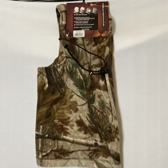 Cabelas Fleece Realtree AP Camo Balaclava 4-in-1 Headgear Hunting Fishing One Sz - Picture 6 of 10